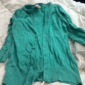 Turquoise loft sweater M